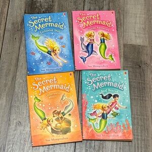 The Secret Mermaid Book Set - Blue, Pink, Orange, Green Covers